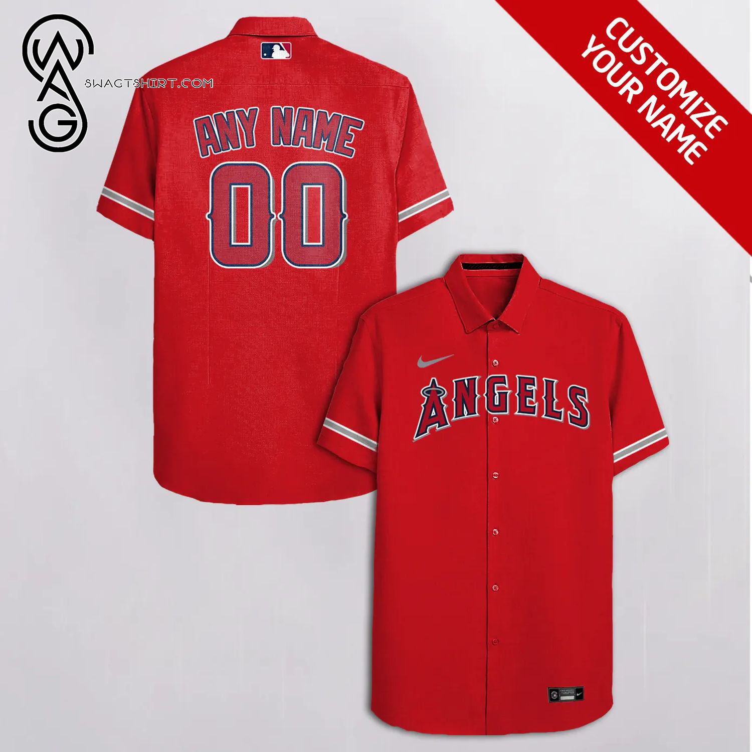 [Top Trending] Los Angeles Angels Full Printing Personalized Hawaiian Shirt